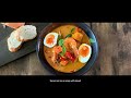 Comfort Food- Irresistible Shrimp and Pumpkin Yellow Curry with Ramen Egg Twist