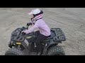 My Daughter Doing Donuts on a Quad