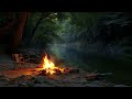 8 hours 🔥Continuous playback of firewood burning sound, bonfire sound, and fire pit ASMR