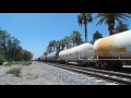 RARE!! Union Pacific C40-8W with a Leslie RS3L leads the MCIWC