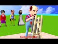 Scary Teacher 3D vs Squid Game Bumper Car Race 5 Times Challenge Miss T vs 2 Neighbor Loser