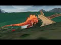 Frostbite Godzilla VS. Thermonuclear Godzilla! - Animal Revolt Battle Simulator