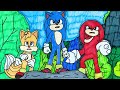 Drawing Tails Sonic Knuckles Coloring Pages