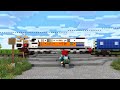 Minecraft Indonesian Train Crossing Animation