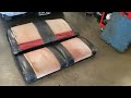 Installing new upholstery on a 63 Ford Falcon bench seat. Part 1 of 4.