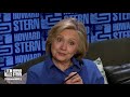 Hillary Clinton on the Howard Stern Show Pt. 3