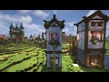 I built an AESTHETIC Iron Farm in Hardcore Minecraft 🌼