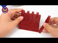 DIY - How to build a supercar transport double decker truck using magnet balls