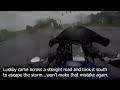 Getting caught in the start of a thunderstorm on a sportbike sucks...