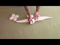 Towel Folding Flower Basket  | Towel  | Towel Origami | Towel Art in Housekeeping |