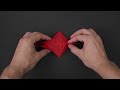 Easy Origami Heart with Surprise Message / Valentine's Day Pop-up Card - How to Fold