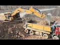 dump truck and Excavator CATgx cat336