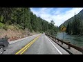 4K Driving from Stevens Pass to Leavenworth, Washington