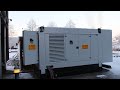 440KW / 550KVA Generator startup (First run), adjust engine settings, -7 degrees.