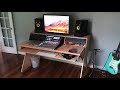 DIY Output Platform Desk w/ angled racks