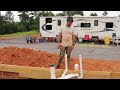 DIY Rough-In Plumbing for Slab Foundation | Couple installs plumbing for house build in country