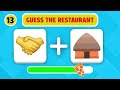 Guess the Fast Food Restaurant by Emoji? 🍔🍕 Fast Food Emoji Quiz