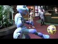 Hilarious Disney's Animal Kingdom characters playing with a ball