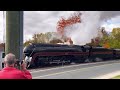 Norfolk & Western 611 at Mainline Speeds: Shenandoah Valley Limited Excursions 10-21-23