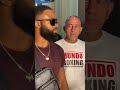 Tyron Woodley reacts to Jake Paul’s camp talking to his mother #shorts