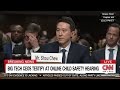 Zuckerberg apologizes to families during Senate hearing