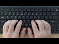 Lesson 2: The thumbs and the spacebar. Typing Course.