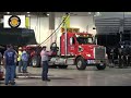 Loading and moving the World's largest hydrostatic bulldozer, the Liebherr PR776