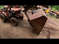 kabota B7100, sawdust/firewood bucket.          part 1 of 2