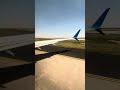 United Airlines Boeing 737-800 landing at Denver International Airport (DEN)