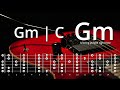 Easy Dorian Two-Chord Jamtrack in G-Dorian with Chords & Scales; 86 bpm Backing Track, Play along
