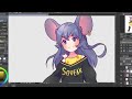 Little Mousey【Timelapse | Clip Studio Paint】