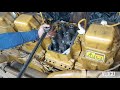 3512CAT cylinder head installation