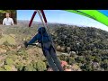 How Not to Land a Hang Glider. My Seventh Mountain Flight in Santa Barbara