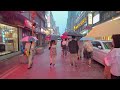 [4K] Heavy Rain Walk Seoul - Summer evening Railfall ASMR | 서울에 100mm가 넘는 폭우 내린 날, 서울 저녁 거리 비내리는 풍경