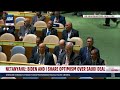 🔴 WATCH NOW: Israel's Prime Minister Netanyahu addresses UN General Assembly