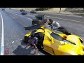 GTA 5 Iron Spiderman No Seatbelt Car Crashes - Spider-Man mod Gameplay #13