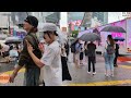 【高画質FHDライブカメラ】雨の渋谷スクランブル交差点　定点カメラ　Shibuya scramble crossing fixed point【live camera】2024/06/28