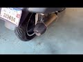 2011 Vespa GTS 300 with akrapovic exhaust