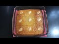 Egyptian Dessert Basbousa Recipe Without Egg  |This Eid Make Harissa Dessert with Simple Easy Recipe