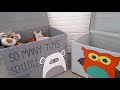 DIY: Fabric Storage bins - Cardboard Boxes