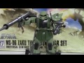 Gundam Zaku: The Ground War Set Plastic Model Kit 1/144 Part 2: Building