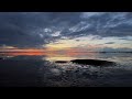 Relax & Unwind Before Bed: Calm Music with 5 DARK, Tranquil Sunsets Over Water (REAL Nature, No AI)