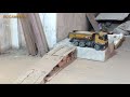 HUINA DUMP រកកន្លែងបត់ឡានមិនចង់កើត,RC Excavator at work,ដឹកដីចាក់ធ្វើផ្លូវចុះឡើង,Start Huina Control