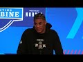 Keon Coleman NFL Scouting Combine Interview On Team Meetings With Bills, Giants, Cowboys & Panthers