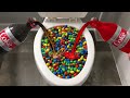 Will it Flush? - Coca Cola, Fanta, Mirinda Balloons and Food