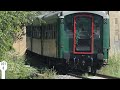 Trens de Lleida: Tren dels Llacs passant per Gerb.  locomotores dièsel 10817 i 10820