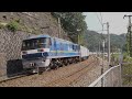 広島エリアを走る貨物列車