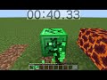 Which pickaxe is faster in Minecraft experiment?