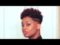 Bantu Knot Out on Tapered Natural Hair - How to | MissKenK