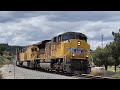 Union Pacific train action on the Metrolink Valley Subdivision (AV Line)
